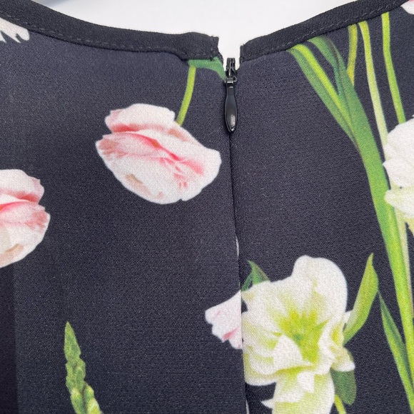 Victoria Beckham for Target Floral Mini Dress - Black and Green - Picture 5 of 7